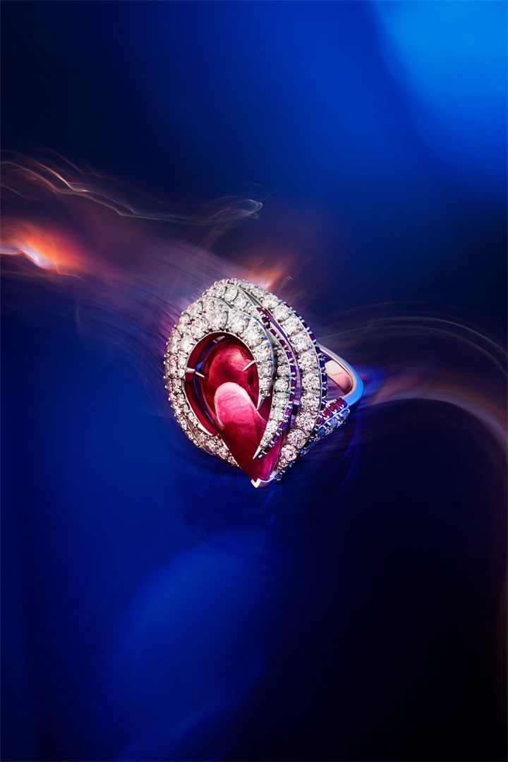 Fine jewellery photography by Moataz Hachem, Dubai