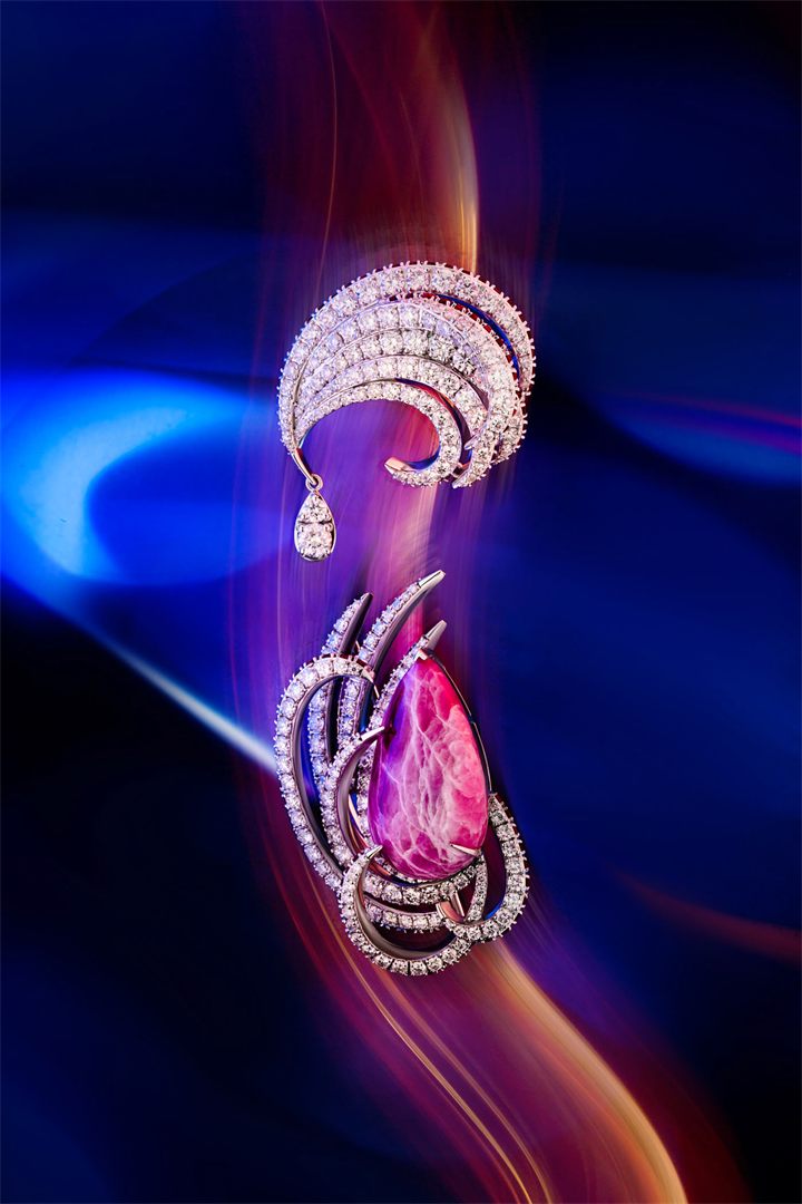 Fine jewellery photography by Moataz Hachem, Dubai