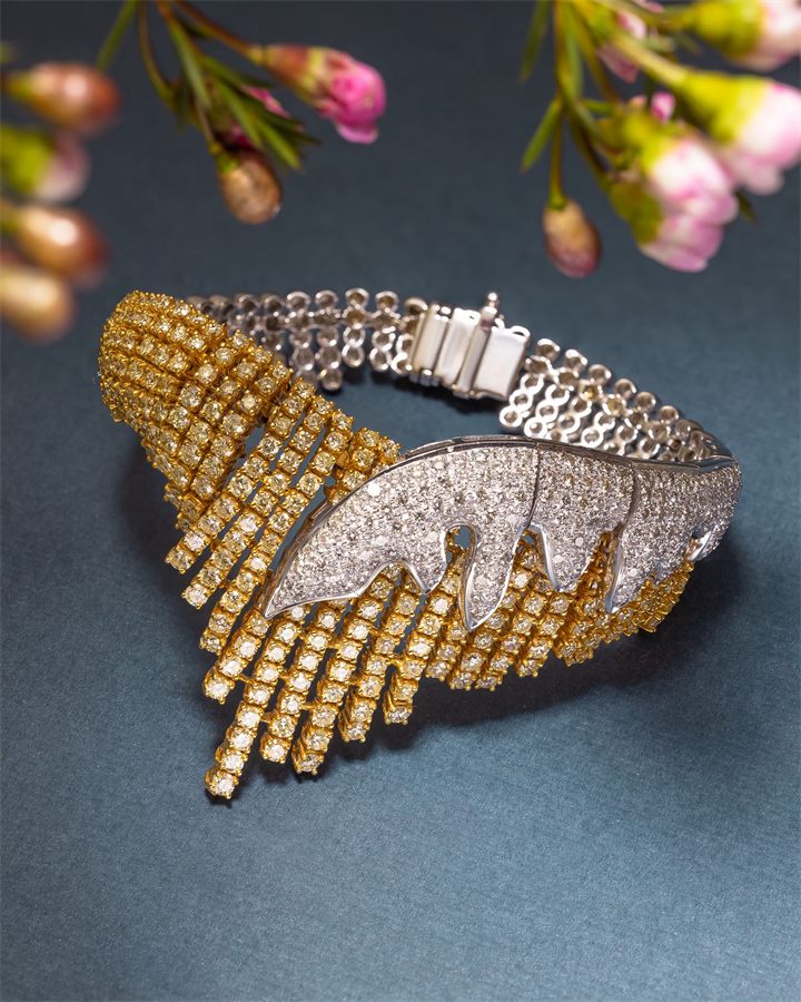 Fine jewellery photography by Moataz Hachem, Dubai